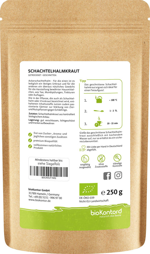 Schachtelhlamkraut bio Verzehrempfehlung 250 g