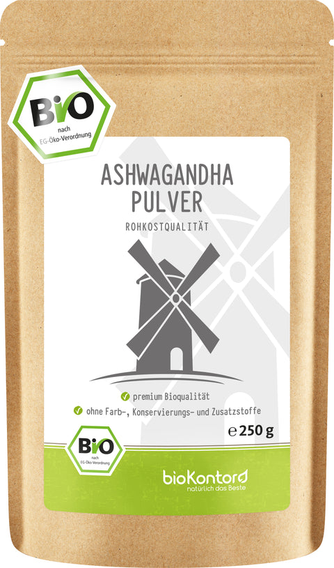 Ashwagandha Pulver Doypack bio 250 g