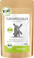 Flohsamenschalen ganz bio 500 g Doypack 