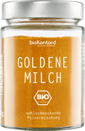 Goldene Milch bio im Glas