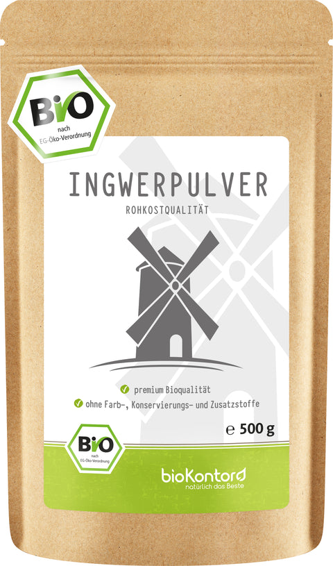 Ingwerpulver bio Doypack 500 g