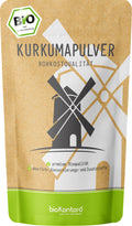 Kurkuma Pulver bio Doypack, Rohkostqualität