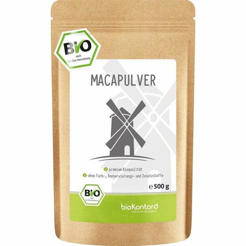 Maca Pulver bio gelbes Maca 500 g 