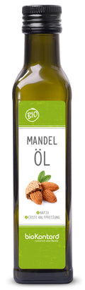 Mandelöl 250 ml bio in UV-geschützter Flasche mit Springosierer