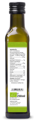 Mandelöl 250 ml bio Nährwertangaben