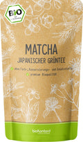 Matchapulver bio Japan im wiederverschließbaren Doypack 