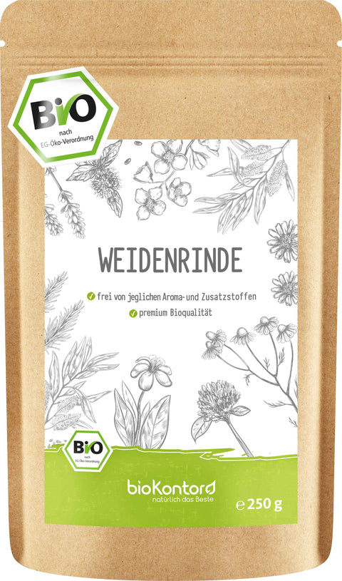 Weidenrinde bio geschnitten Doypack 250 g 