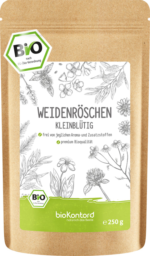 Weidenröschen kleinblütig bio 250 g Doypack wiederverschließbar 