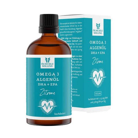 Omega 3 Algenöl Zitrone 100ml [konventionell!] - Ölmühle Solling